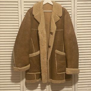 Vintage Sheepskin Shearling Coat